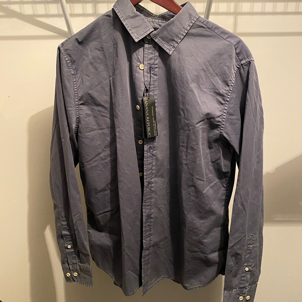 NWT Banana Republic men’s standard fit shirt sz L